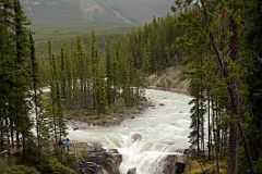 08 Sunwapta Falls From Icefields Parkway